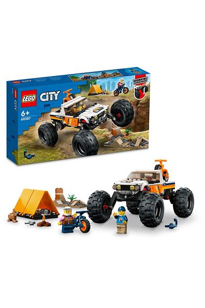 LEGO ® City 4x4 Off-Road Vehicle Adventures 60387 - Construction Set for Children Ages 6 and Up (252 Pieces)