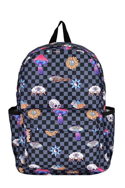 ELATAE Waterproof Fabric Multi-Compartment School and Backpack