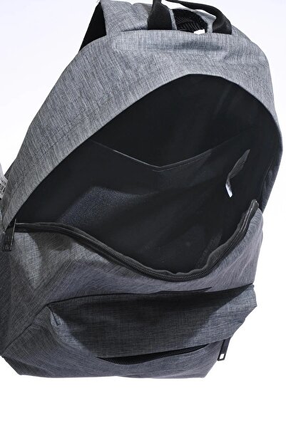GAP Çok Gözlü Unisex Okul Günlük Sırt Çantası Gri