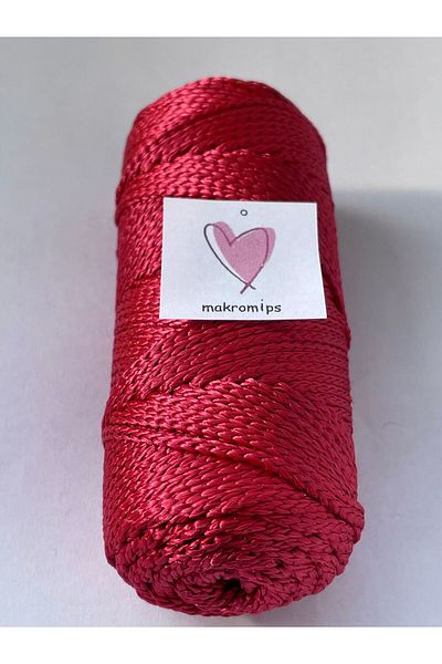 Makromİps 100 gr 1.5 mm Premium Polyester Macrame Thread - Water Basket Bag, Hob Multi-Purpose Hand Knitted Thread