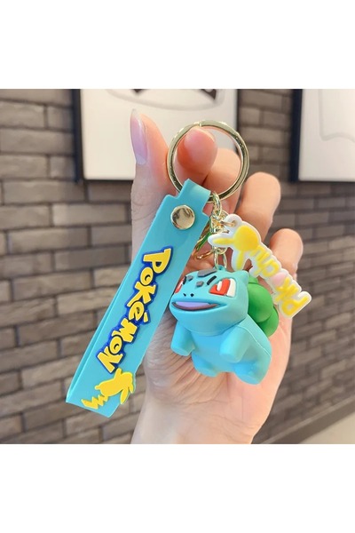 Bluoksweet Bulbasaur pokemon kız erkek çocuk oyuncak anahtarlık