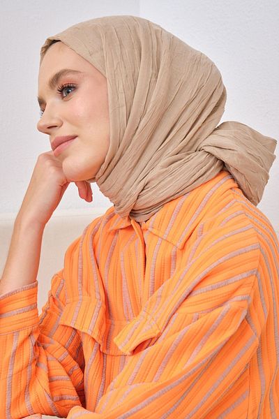 Şalland Bamboo Kraş Cotton Shawl
