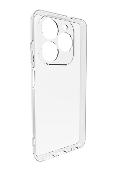 TECNO Spark 20 Pro Uyumlu Kılıf Kamera Korumalı Silikon Zore Biye Arka Kapak