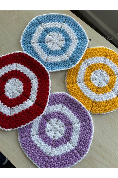 TUTUYA TEXTIL Hep Trend Hand Knitted 4 Round Colored Yarns