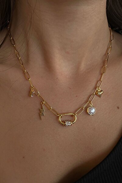 Okko Store Multi Charm Necklace