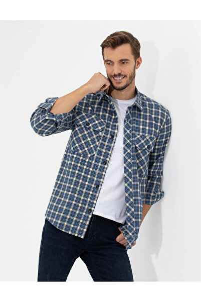 Pierre Cardin İndigo Comfort Fit Uzun Kollu Gömlek