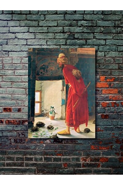 ZNC Kaplumbağa Terbiyecisi - Tarihi Tablo Posterleri, Özel Tasarım Kağıt Poster,