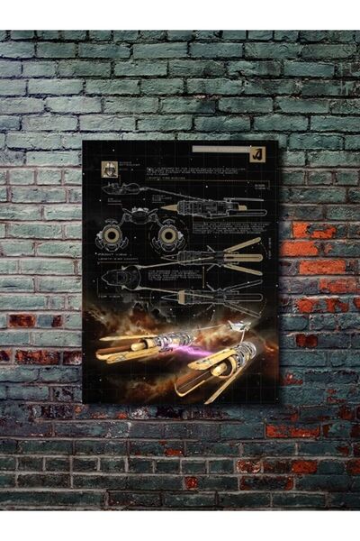 ZNC Anakin Podracer - Star Wars - Gemi Şemaları - Film & Dizi Posterleri, Öze...