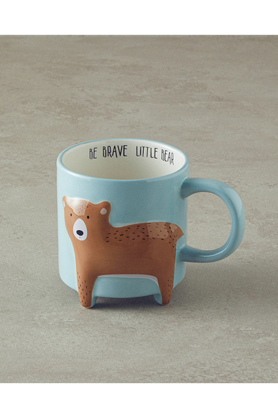 English Home Tiny Bear Dolomite Kupa Açık Mavi