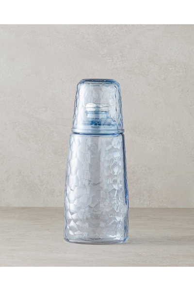 English Home Lusana Cam Başucu Sürahi Mavi