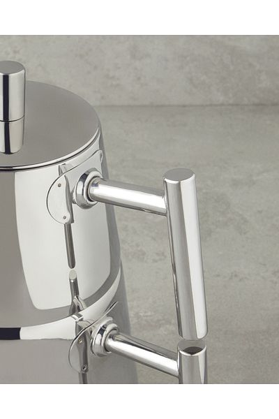 English Home Aden Silver Steel Teapot