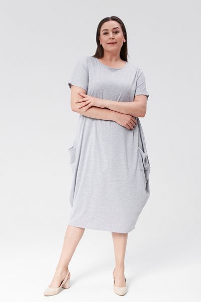 Curvy Trend Φόρεμα Jumbo με κοντό μανίκι