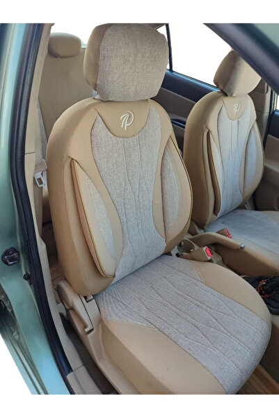 Nissan Micra K13 2010-2017 Prestij Serisi Oto Koltuk Kılıfı / BEJ