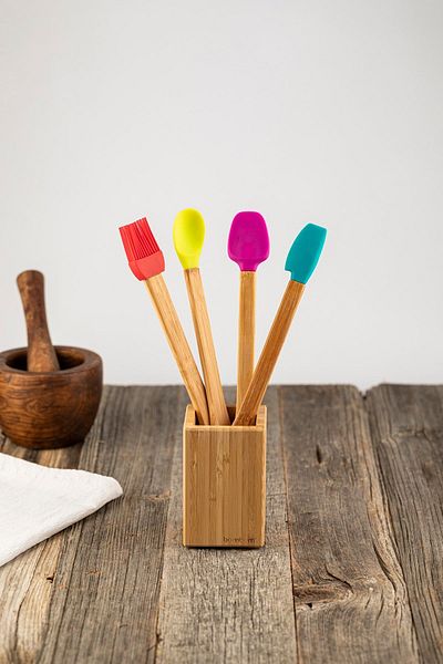 ASYA BAZAAR Zolly Bamboo - Set of 5 Spoons