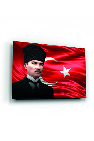 tablohouse MUSTAFA KEMAL ATATÜRK BAYRAKLA PORTRESİ