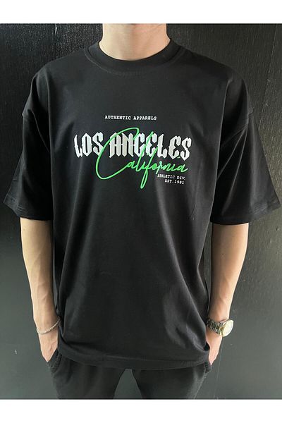 EZRA Μπλουζάκι Unisex Oversize με στάμπα