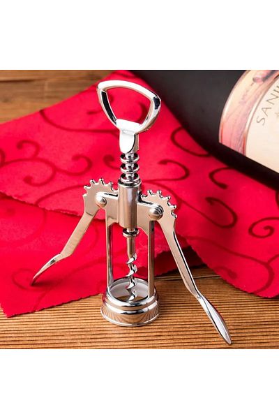 Axe Tools Stainless Steel Sturdy Handle Corkscrew
