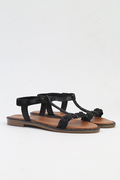 Pierre Cardin ® |   PC-7140 - 3076 Μαύρα-Γυναικεία Σανδάλια