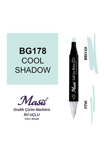 Masis 178 Cosmic Green Double Ended Graphic Pen