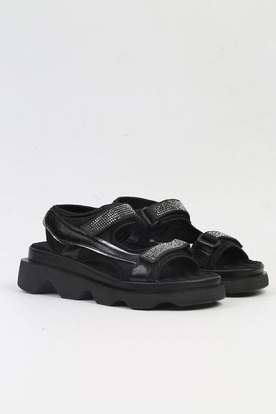 Pierre Cardin PC-53074-3959 Μαύρα γυναικεία σανδάλια