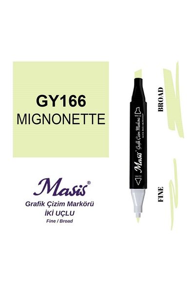 Masis 166 Budgie Flower Patterned Double Ended Graphic Pen