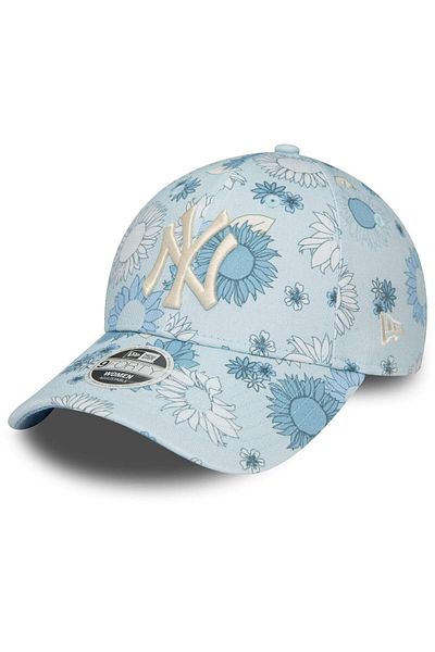 NEW ERA Șapcă New York Yankees Wmns Floral AOP 9FORTY - Albastru