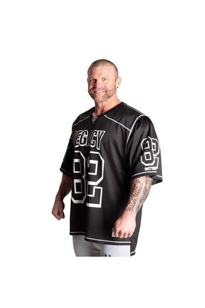 BETTER BODIES Legacy Football Tee - ΠΡΟΣΑΡΜΟΖΟΜΕΝΟ Μαύρο