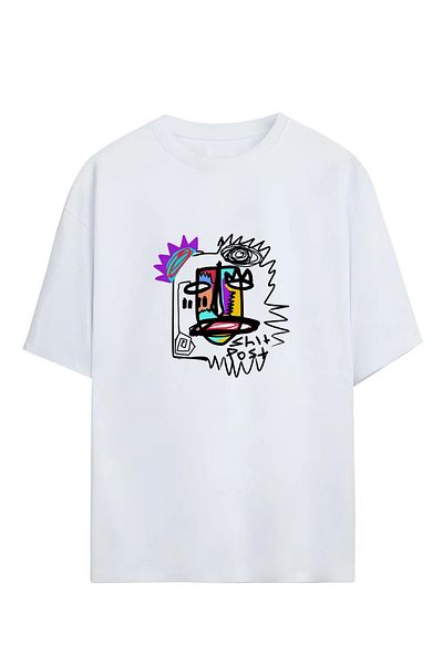 Korefanzin Μπλουζάκι Unisex Oversize - Κωδικός Trend Shitpost Design