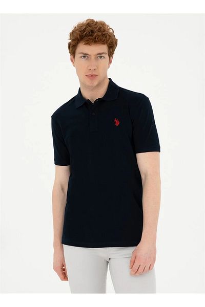 U.S. Polo Assn. Μπλουζάκι US Polo Assn. Ανδρικό T-Slim Fit - Dark Navy GTP04IY024 DMLS