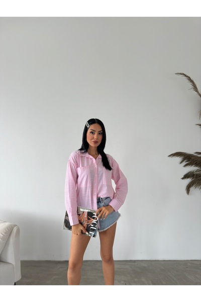 Fiori Καλοκαιρινό ριγέ πουκάμισο