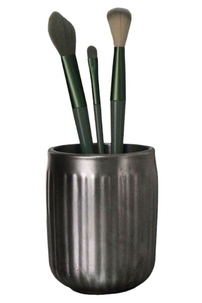 Evene Organizator de machiaj colorat antic argintiu - Organizator pentru pensule Model 11