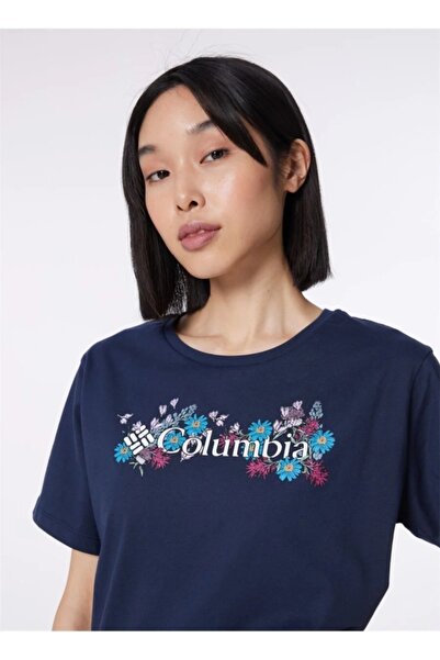 Columbia CSC North Cascade темно-синя жіноча футболка з коротким рукавом - CS0366-466