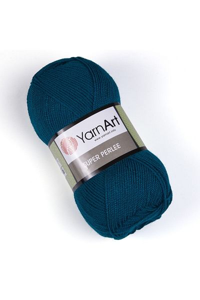 Yarnart Super Perlee - Χειροποίητο Νήμα Πλεξίματος Petrol Blue-73