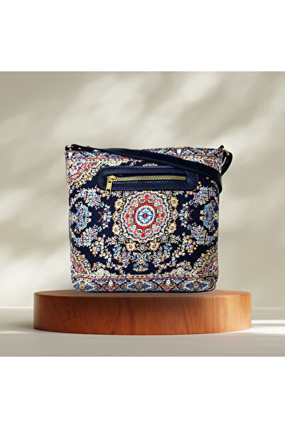 Pag accessories حقيبة نسائية منسوجة عرقية موديل كروس