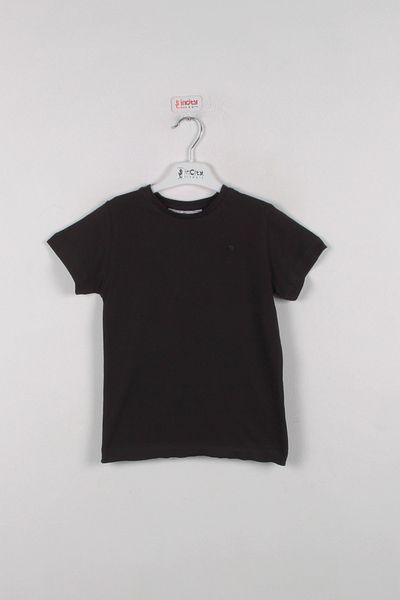 incity Boys' Plain Round Neck Short Sleeve Basic T-Shirt