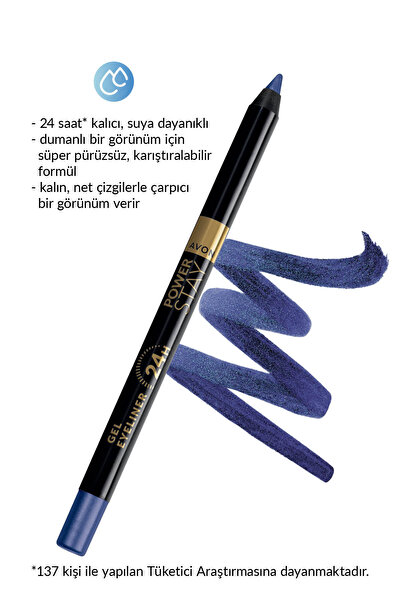 AVON Power Stay Jel Eyeliner Cobalt