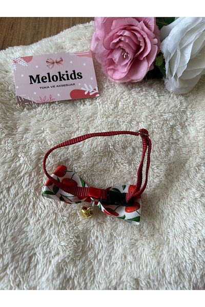 Melo Cherry Patterned Cat and Small Breed Dog Collar