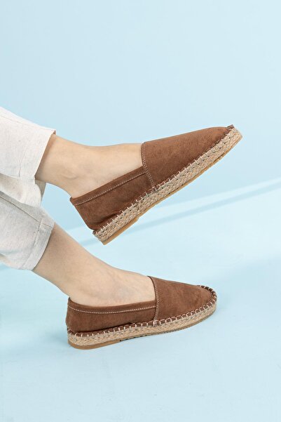 Getcho Genma Women's Espadrille - Suede Tan Color Shoes