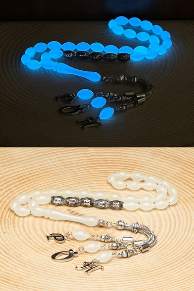 OTTOTESBİH Erkek Hediyelik Harf Püsküllü Kedigözü Tesbih, Isimli Tespih