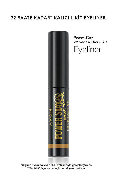 AVON Power Stay 72 Saat Kalıcı Likit Eyeliner