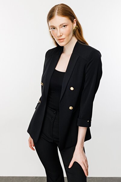 Ekol Çizgi Cep Duble Kol Ceket