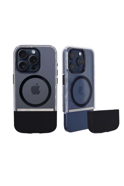 Teleplus iPhone 15 Pro Max Kılıf Brabus Divine Serisi Magsafeli Çift Renk Kapak