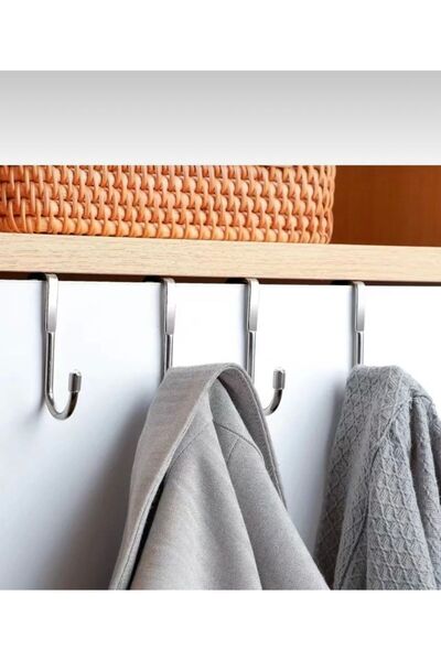 ORGANİZERS Cabinet Hanger with 2 Hooks Black