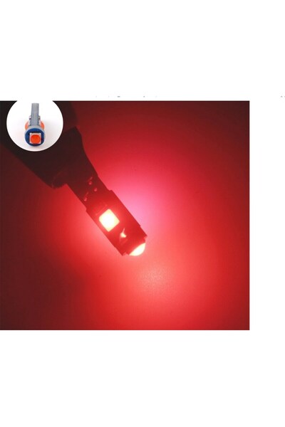 Erlight 10 Adet T5 LED Kilometre Kadran Ambians Aydınlatma Ampulü Renkli