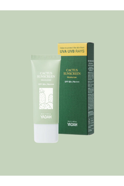 YADAH Cactus Sun Screen - Kaktüs özlü güneş kremi 50+ SPF PA++++ 35 ML