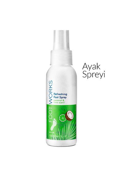 AVON Footworks Foot Spray with Coconut and Lime
