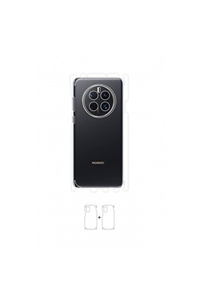 Wrapsol Huawei Mate 50 Pro Arka Yan Koruyucu Darbe Emici Poliüretan Film Amer...