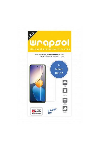 Wrapsol Infinix Hot 12 - Screen Protector Polyurethane Film