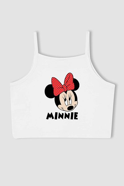 MYADA New Season Red Mini Crop Top - Girl 15594