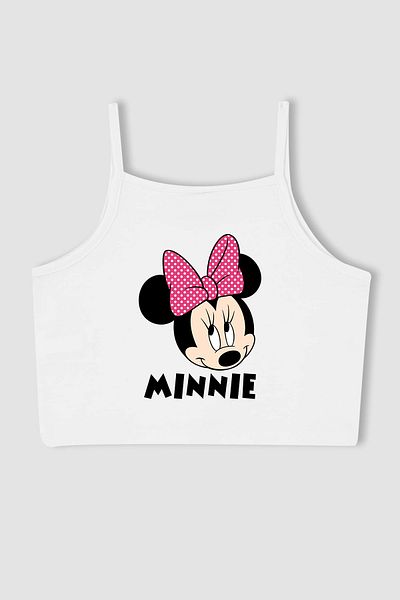 MYADA Crop top roz de sezon nou - Miki 15593 pentru fete